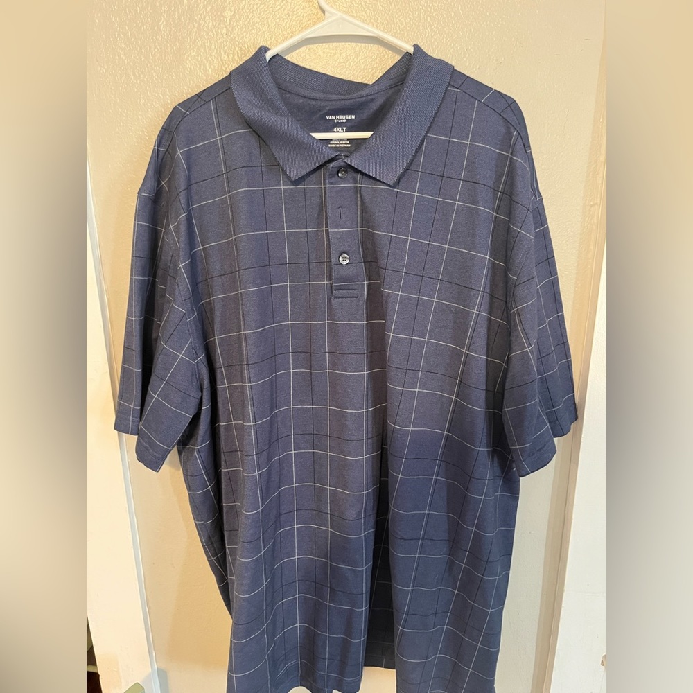 Van Heusen 4XLT Short Sleeve Polo Shirt